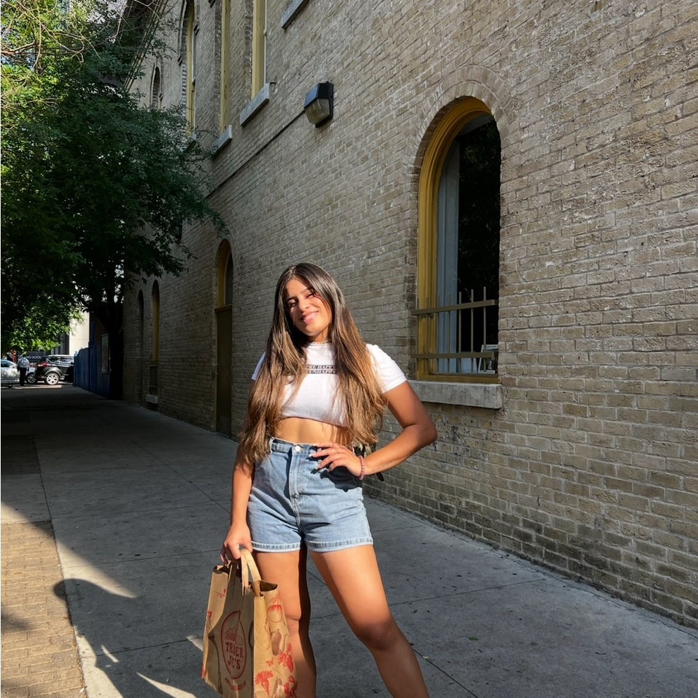 Women's Blue Denim Shorts